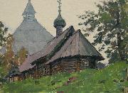unknow artist Saint Dmitry Solunsky Church in Old Ladoga USA oil painting artist